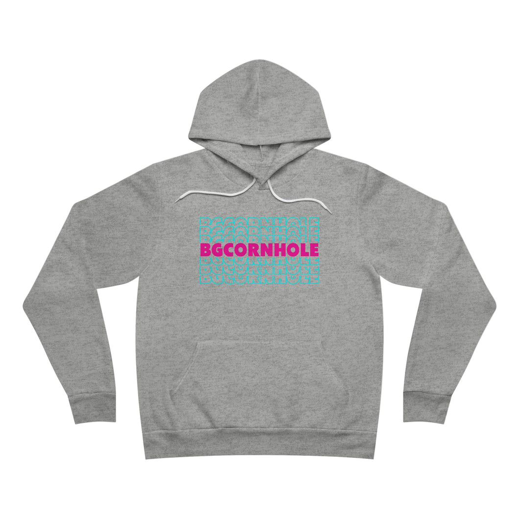 Miami Repeated Unisex Fleece Hoodie - Multiple Colors