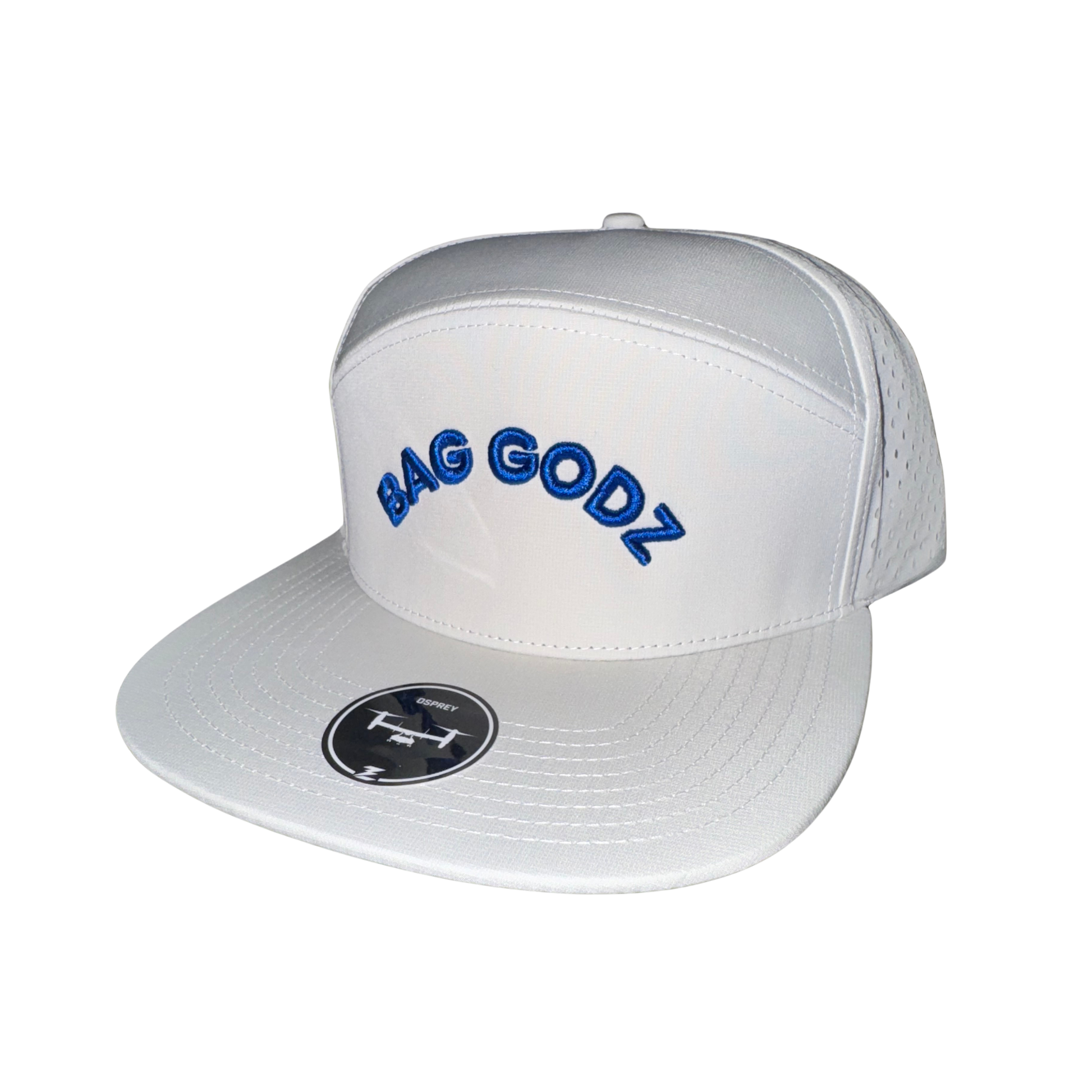 Creme BAGGODZ Zapped Osprey 7 Panel Hat