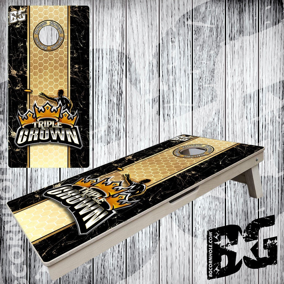 BG "Triple Crown" Cornhole Boards - Elite Model