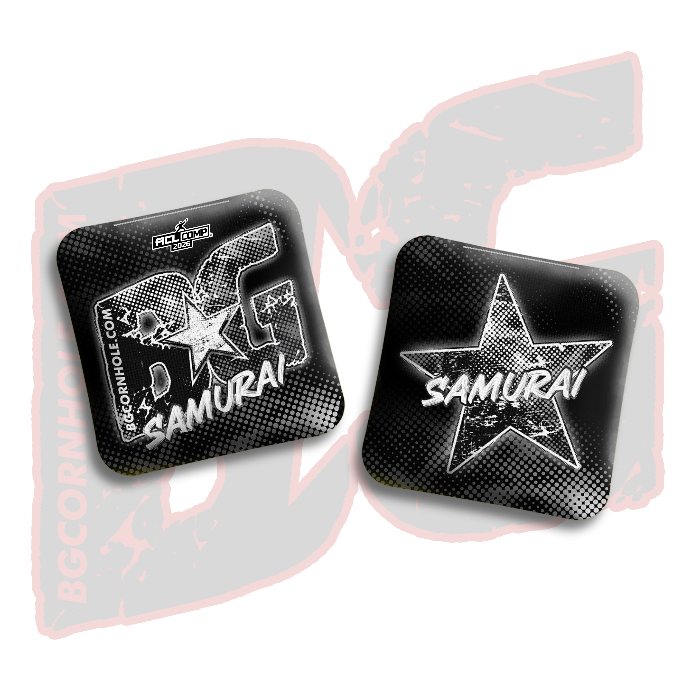 2026 BG Comp Samurai - "Nebula" - ACL Comp Stamped Cornhole Bags - SET OF 4 BAGS