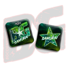 Load image into Gallery viewer, 2026 BG Comp Samurai - "Nebula" - ACL Comp Stamped Cornhole Bags - SET OF 4 BAGS