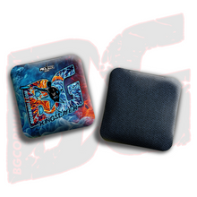 Load image into Gallery viewer, 2026 BG Multiple Bag Models &quot;Triple Crown Fire and Ice” Collab - ACL Pro Stamped Cornhole Bags - SET OF 4 BAGS