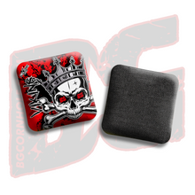 Load image into Gallery viewer, 2026 BG Comp Viking - "Skull King" - ACL Comp Stamped Cornhole Bags - SET OF 4 BAGS