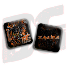Load image into Gallery viewer, 2026 BG Comp Samurai - "Rock Godz" - ACL Comp Stamped Cornhole Bags - SET OF 4 BAGS