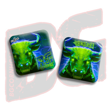 Load image into Gallery viewer, 2026 BG Comp Samurai - "Charge" - ACL Comp Stamped Cornhole Bags - SET OF 4 BAGS