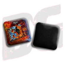 Load image into Gallery viewer, 2026 BG Multiple Bag Models &quot;Triple Crown Fire and Ice” Collab - ACL Pro Stamped Cornhole Bags - SET OF 4 BAGS