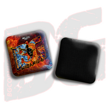 Load image into Gallery viewer, 2026 BG Multiple Bag Models &quot;Triple Crown Fire and Ice” Collab - ACL Pro Stamped Cornhole Bags - SET OF 4 BAGS