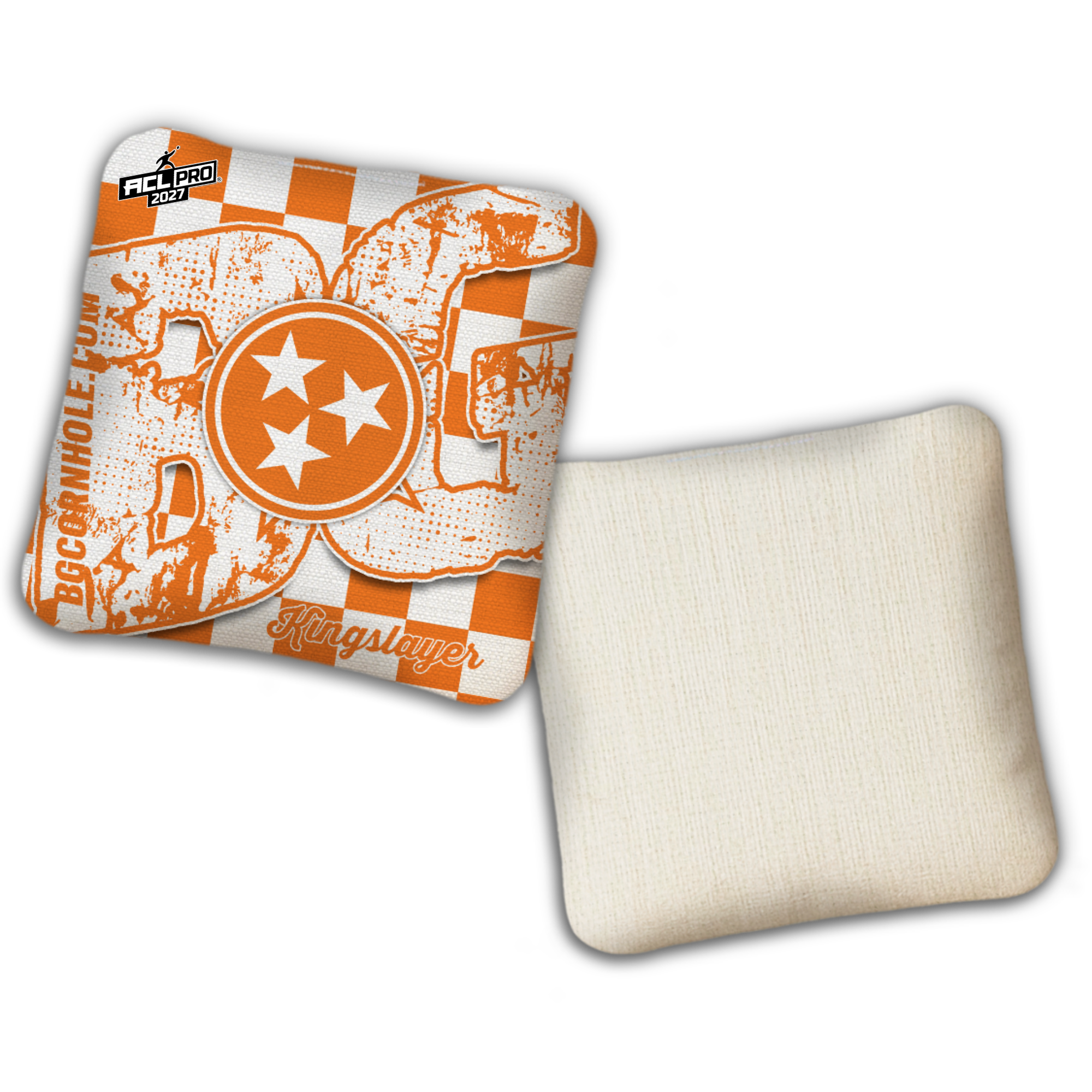 2027 BG Multiple Bag Models "Tennessee Orange" - ACL Pro Stamped Cornhole Bags - SET OF 4 BAGS