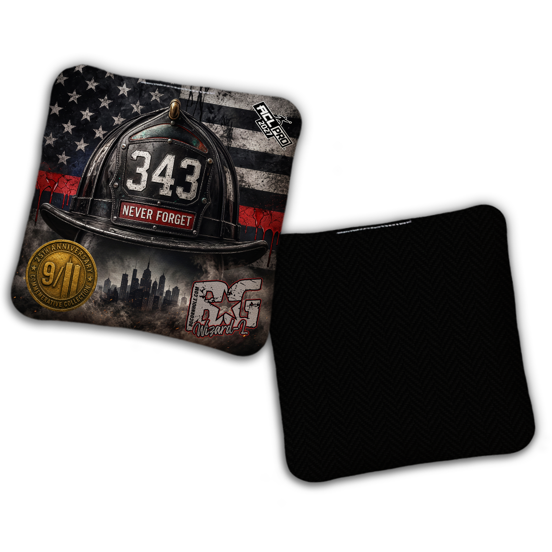 2027 BG Multiple Models “9.11 25th Anniversary" - ACL Pro Stamped Cornhole Bags - SET OF 4 BAGS