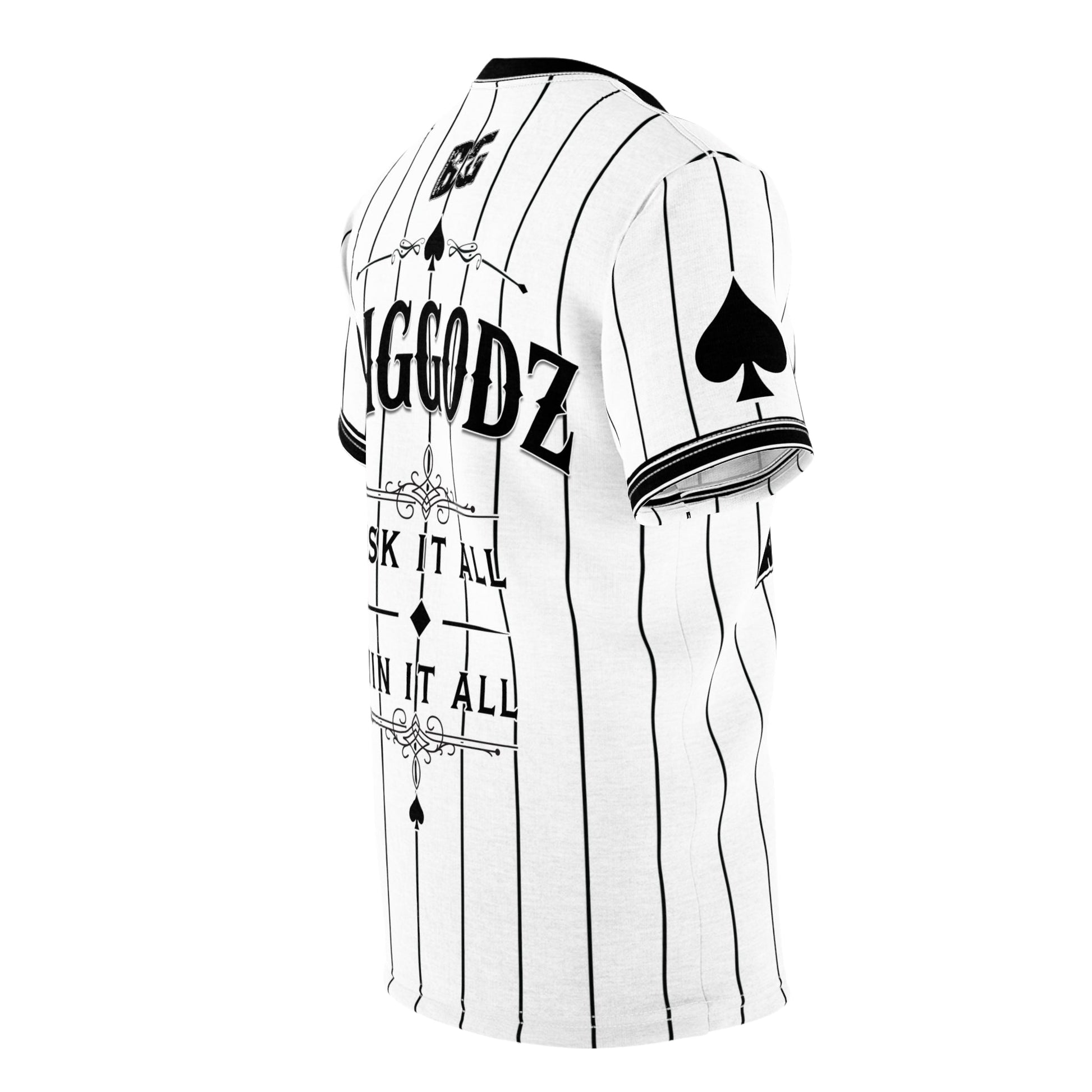 BG / CaddySack "Risk It All" Pinstripe Jersey (Non-Custom)