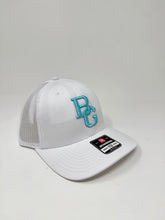 Load image into Gallery viewer, White 112 Trucker Hat - Colored Embroidery - RICHARDSON