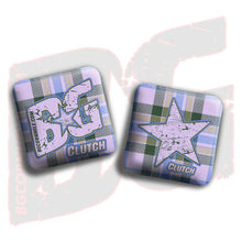 Load image into Gallery viewer, 2026 BG Clutch  - “Flannel  Finesse” - Non Stamped Cornhole Bags - SET OF 4 bags