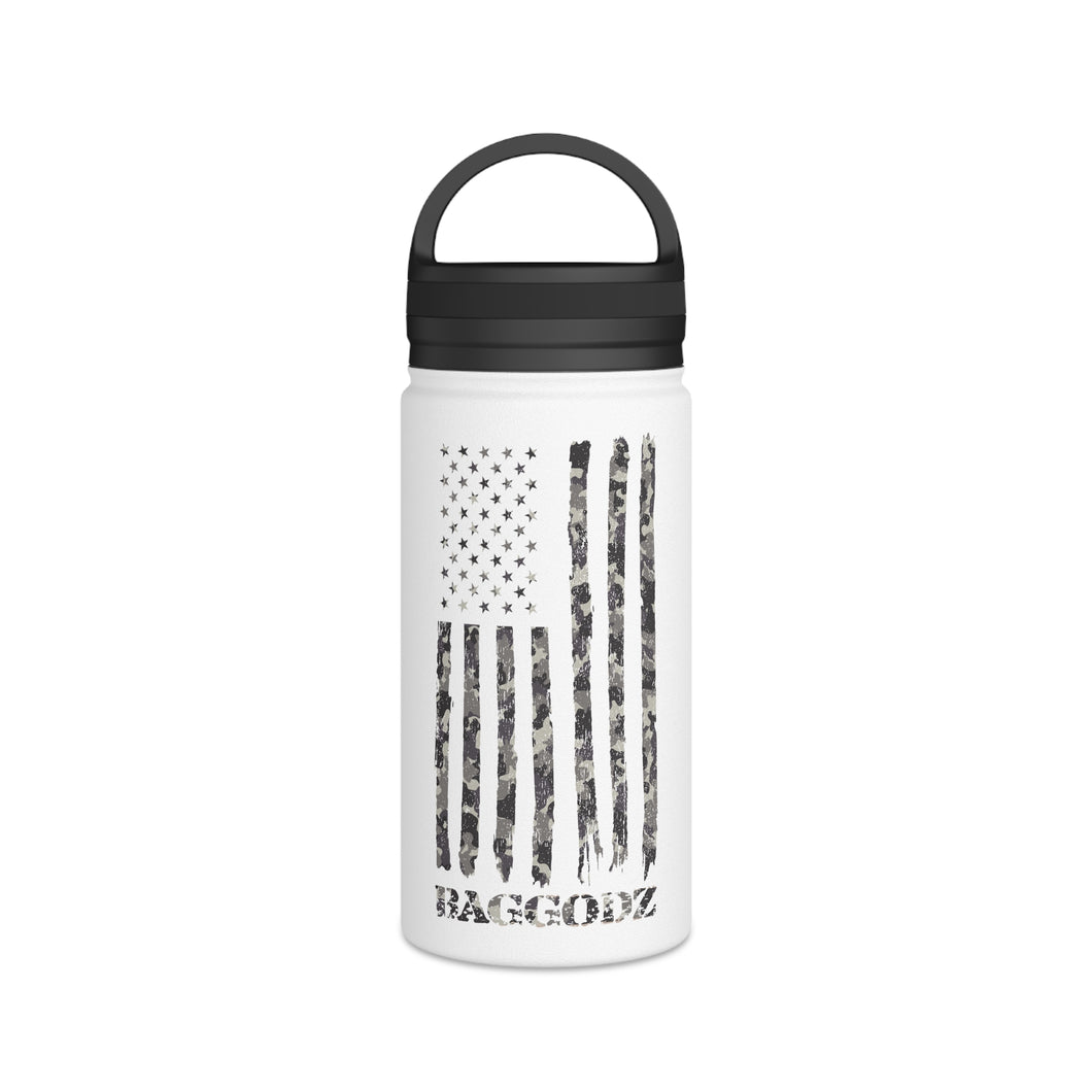 Baggodz Flag Stainless Steel Water Bottle - Multiple Sizes