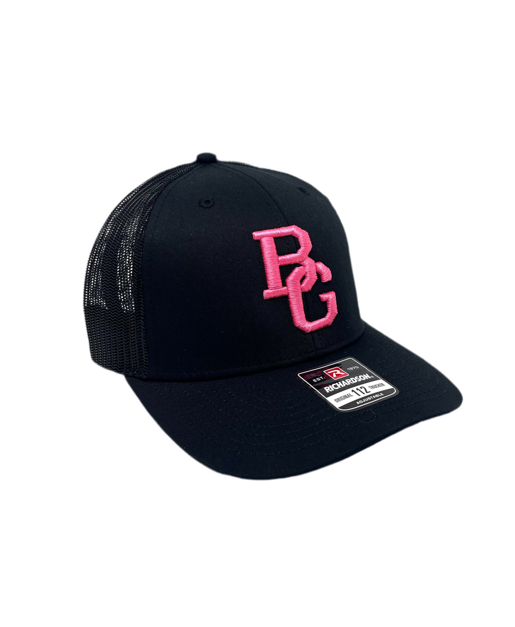 Black 112 Trucker Hat - Colored Embroidery - RICHARDSON