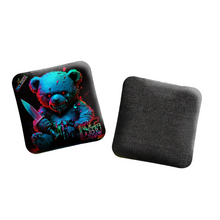Load image into Gallery viewer, MULTIPLE BAG TYPES - BG MAD TEDDY 4&quot; Mini Cornhole Bags- Set of 4 Bags
