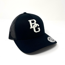 Load image into Gallery viewer, GLOW BG Logo Trucker Hat - YUPOONG