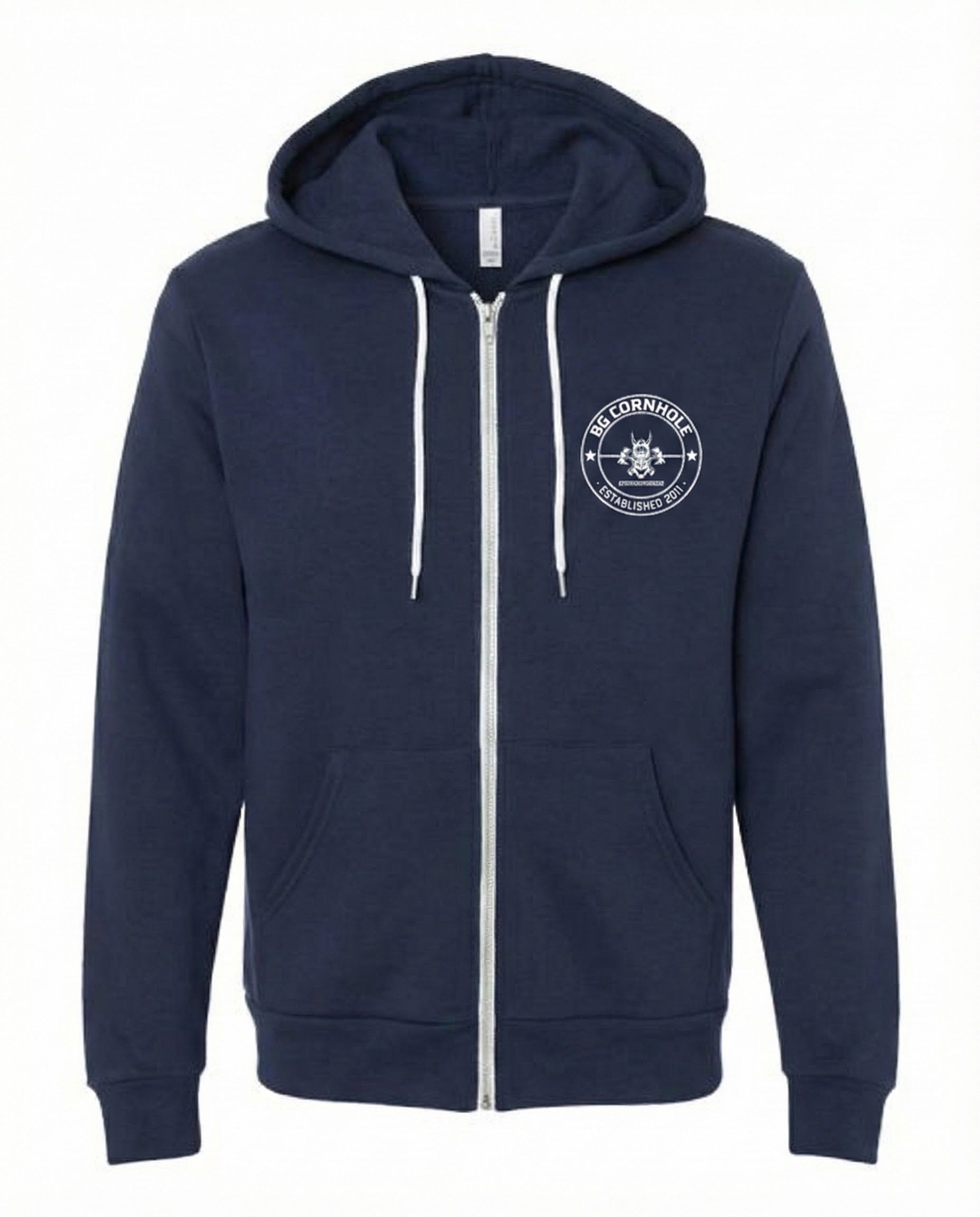 BG Unisex Sponge Fleece Full-Zip Hoodie - Multiple Colors