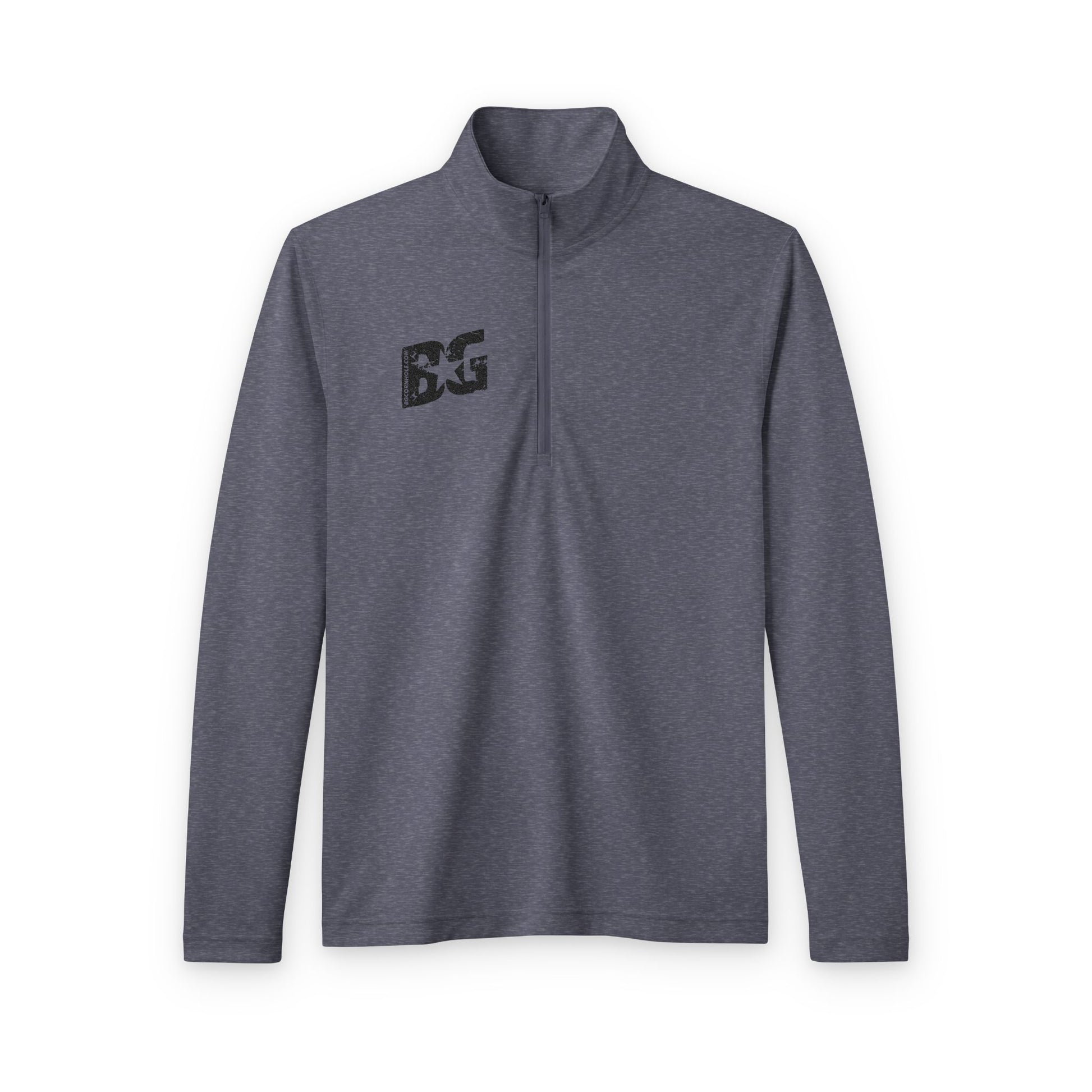 Men's PosiCharge® Tri-Blend Wicking Quarter-Zip Pullover