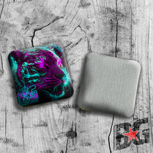 Load image into Gallery viewer, MULTIPLE BAG TYPES - BG EYE OF TIGER 4&quot; Mini Cornhole Bags- Set of 4 Bags