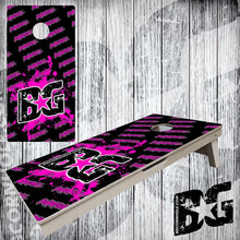 Load image into Gallery viewer, BG "BoardGodz Splatter" Cornhole Boards - Elite Model