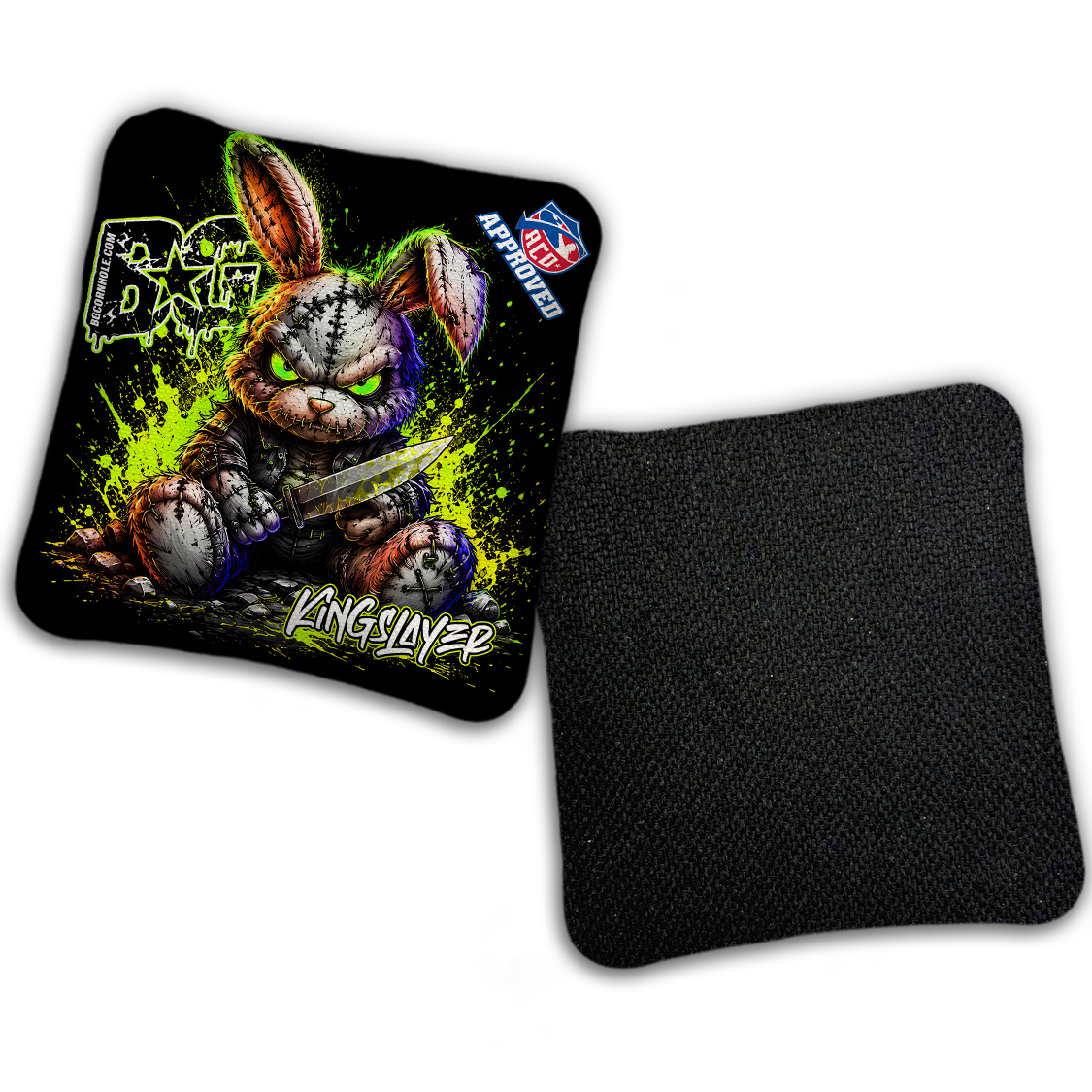 2027 ACO Stamped Cornhole Bags - BG Multiple Bag Models "BAD BUNNY" - SET OF 4 BAGS