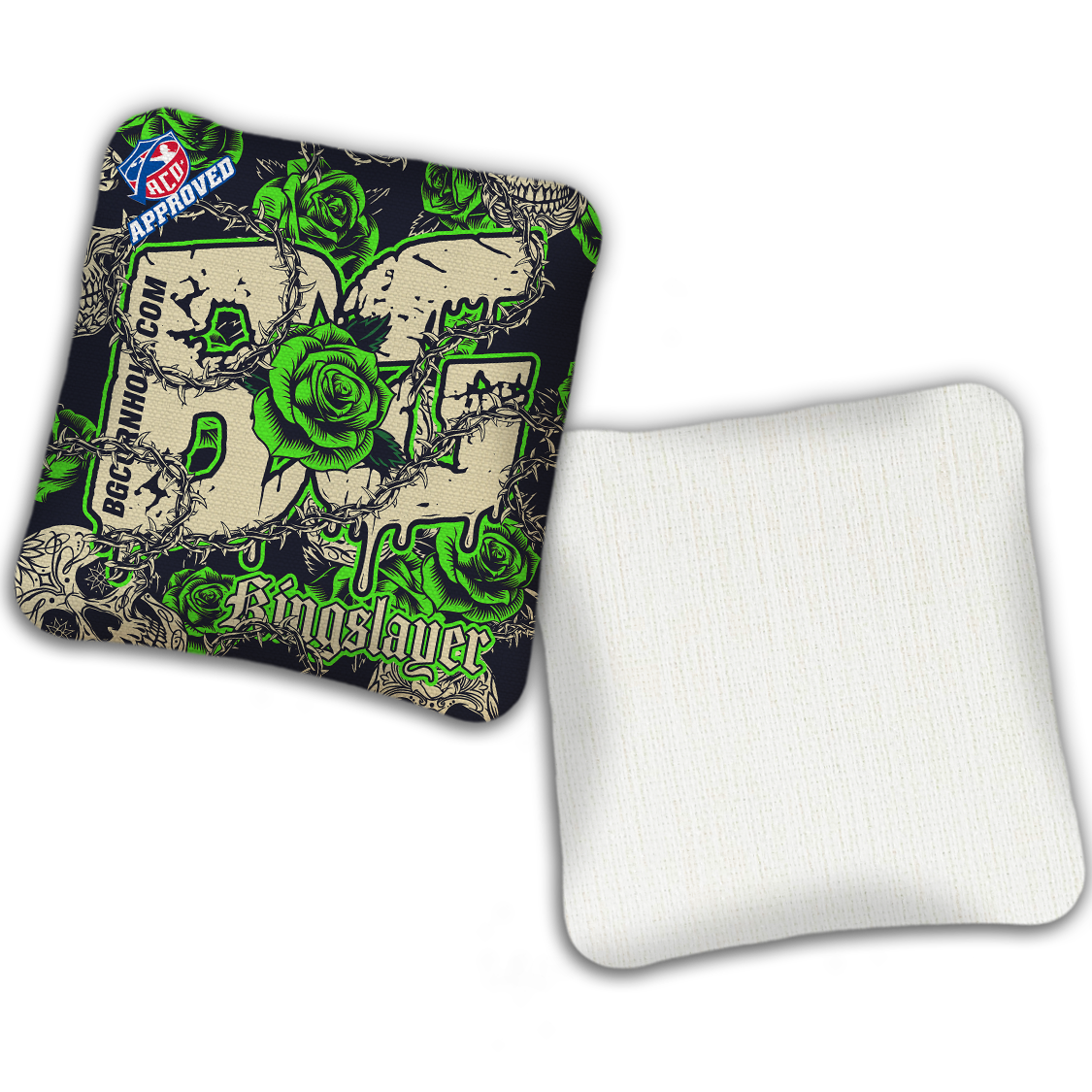 2027 ACO Stamped Cornhole Bags - BG Multiple Bag Models "THORNS AND ROSES" - SET OF 4 BAGS
