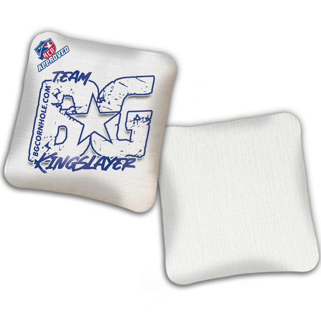 2027 ACO - BG Multiple Bag Models "OUTLINED TEAM BG" - Pro Stamped Cornhole Bags - SET OF 4 BAGS