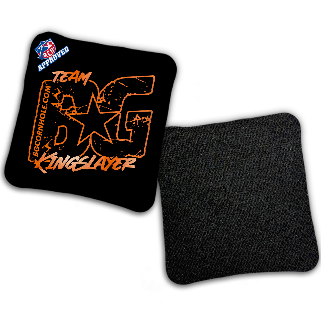 2027 ACO - BG Multiple Bag Models "OUTLINED TEAM BG" - Pro Stamped Cornhole Bags - SET OF 4 BAGS
