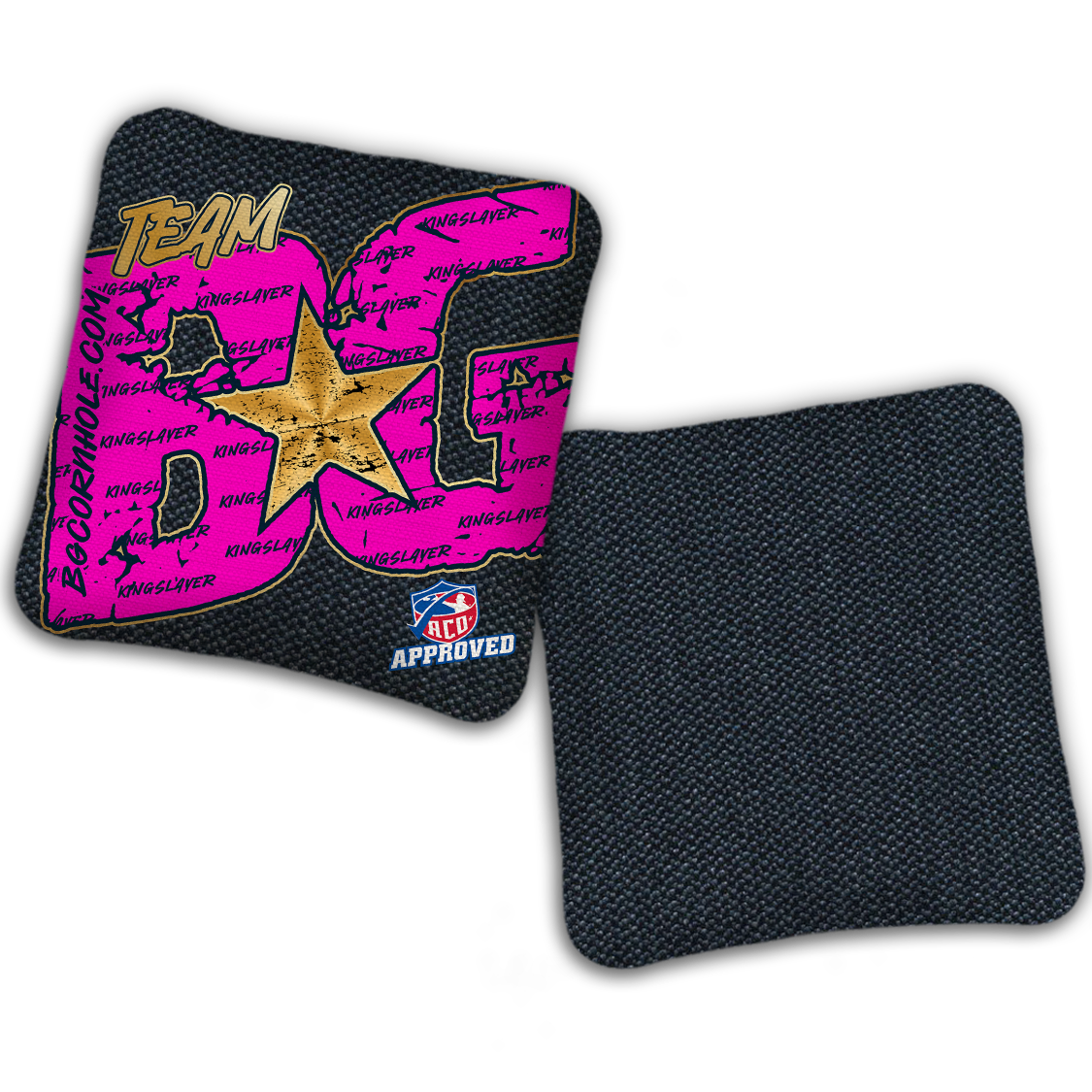 2027 ACO Stamped Cornhole Bags - BG Kingslayer "Big BG Colormatch" - SET OF 4 BAGS