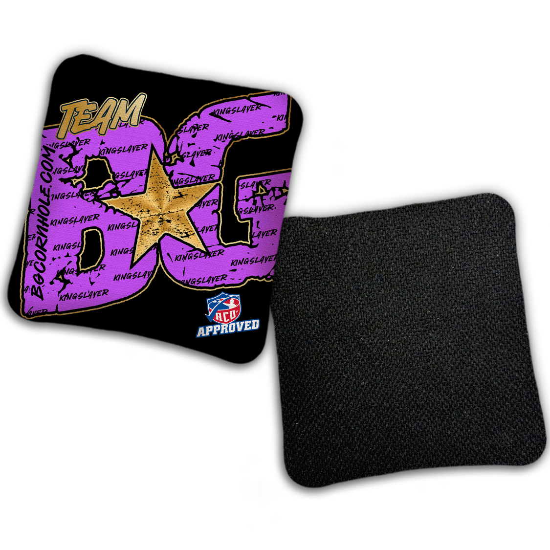2027 ACO Stamped Cornhole Bags - BG Kingslayer "Big BG Colormatch" - SET OF 4 BAGS