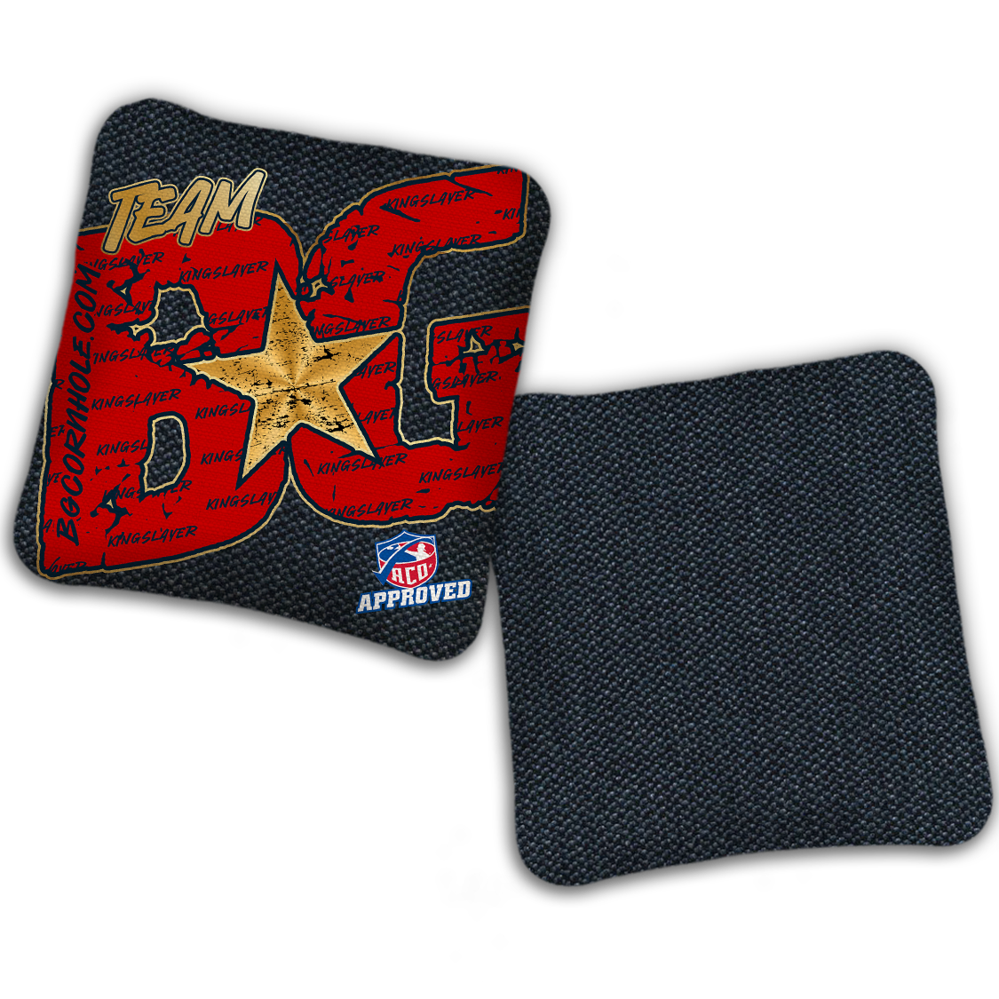 2027 ACO Stamped Cornhole Bags - BG Kingslayer "Big BG Colormatch" - SET OF 4 BAGS