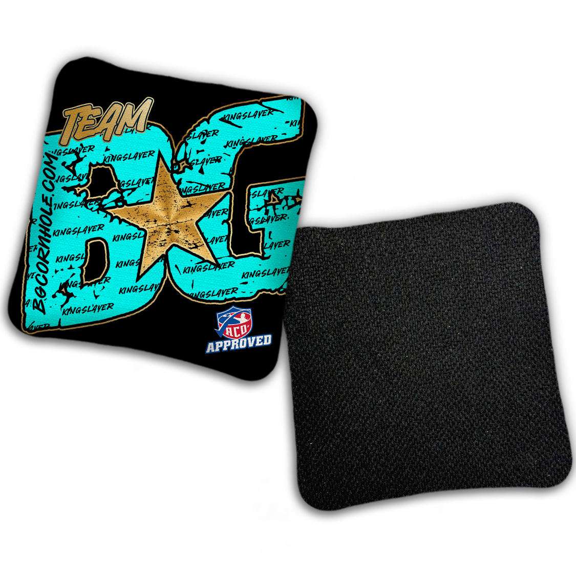 2027 ACO Stamped Cornhole Bags - BG Kingslayer "Big BG Colormatch" - SET OF 4 BAGS