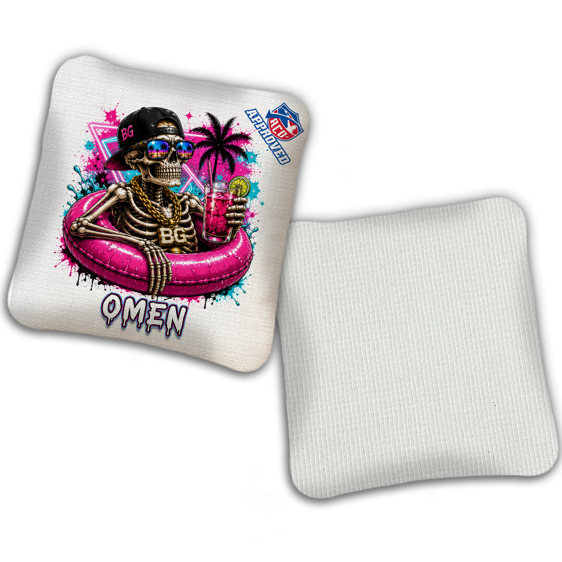 2027 ACO Stamped Cornhole Bags - BG Multiple Bag Models "DEADCATION" - SET OF 4 BAGS