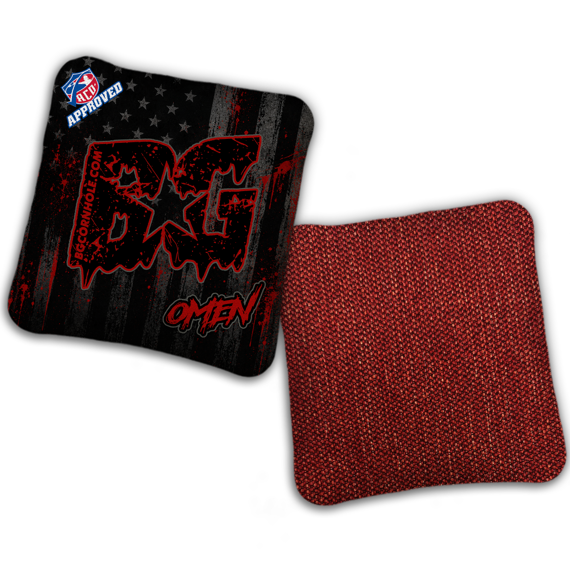 2027 ACO Stamped Cornhole Bags - BG Multiple Bag Models "AMERICAN GRIT" - SET OF 4 BAGS