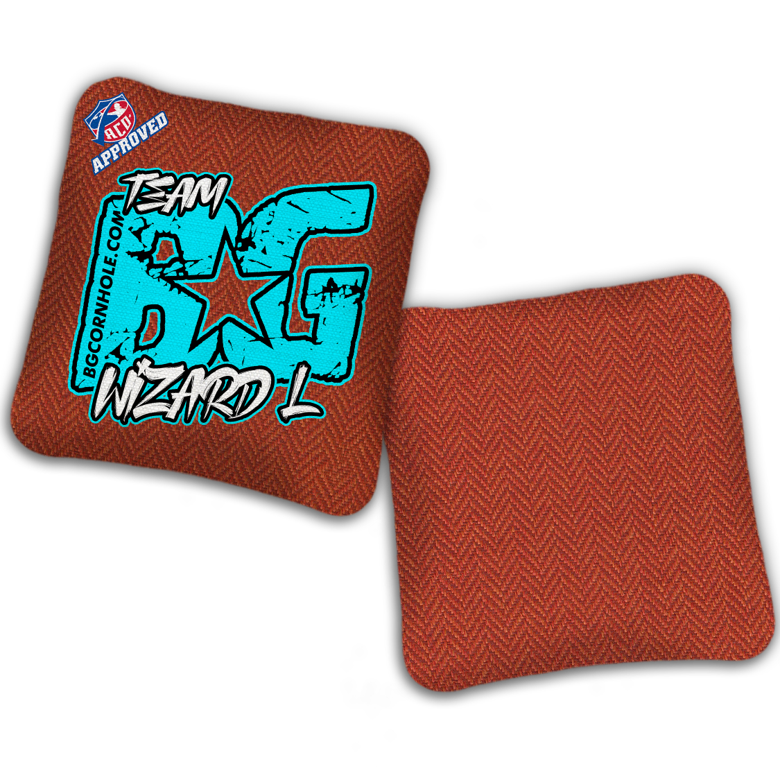 2027 ACO Stamped Cornhole Bags - BG WIZARD L “ESPN THROWBACK COLORMATCH" - SET OF 4 BAGS