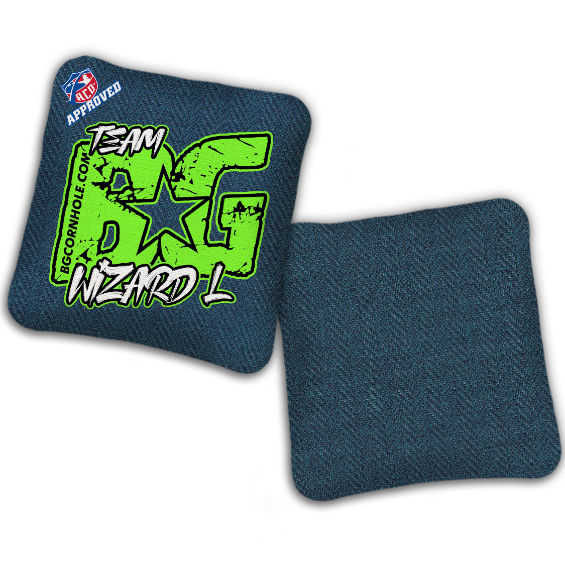 2027 ACO Stamped Cornhole Bags - BG WIZARD L “ESPN THROWBACK COLORMATCH" - SET OF 4 BAGS