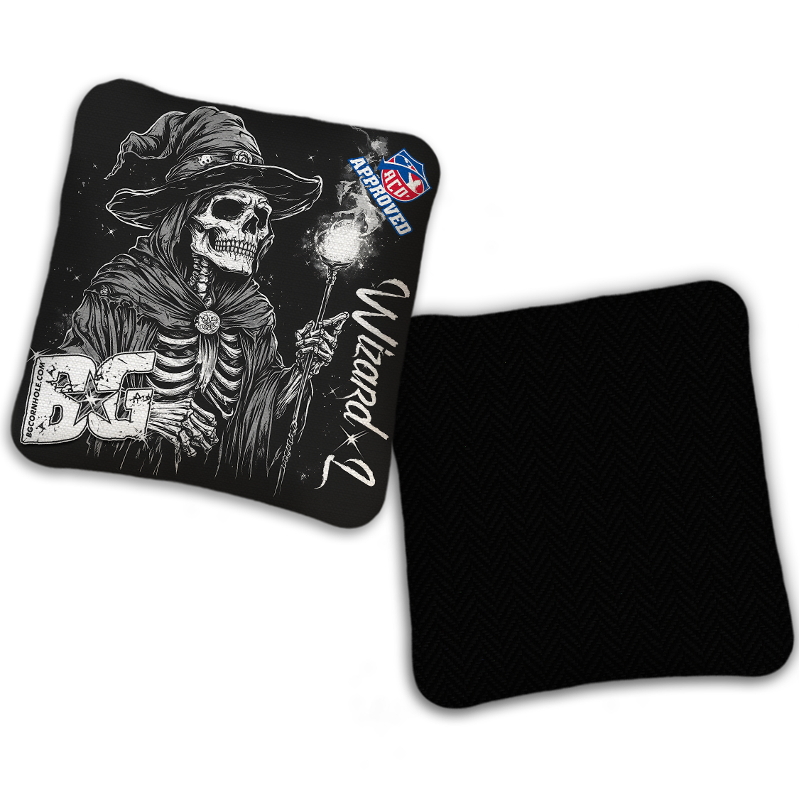 2027 ACO - BG WIZARD L "Grimoire" - Pro Stamped Cornhole Bags - SET OF 4 BAGS