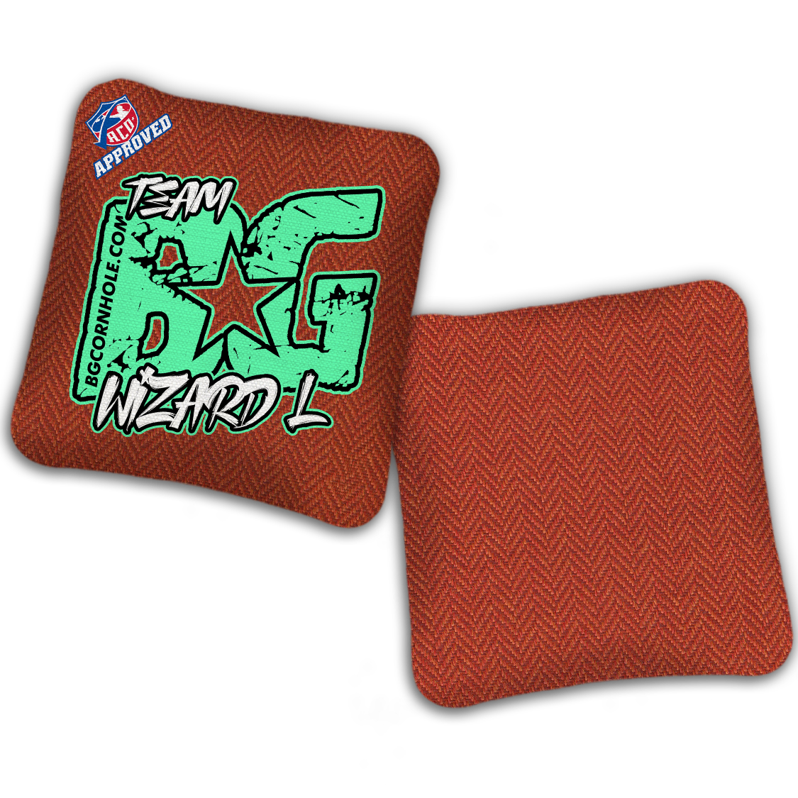 2027 ACO Stamped Cornhole Bags - BG WIZARD L “ESPN THROWBACK COLORMATCH" - SET OF 4 BAGS