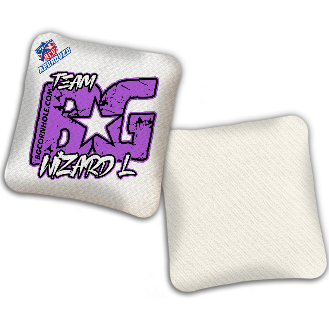 2027 ACO Stamped Cornhole Bags - BG WIZARD L “ESPN THROWBACK COLORMATCH" - SET OF 4 BAGS