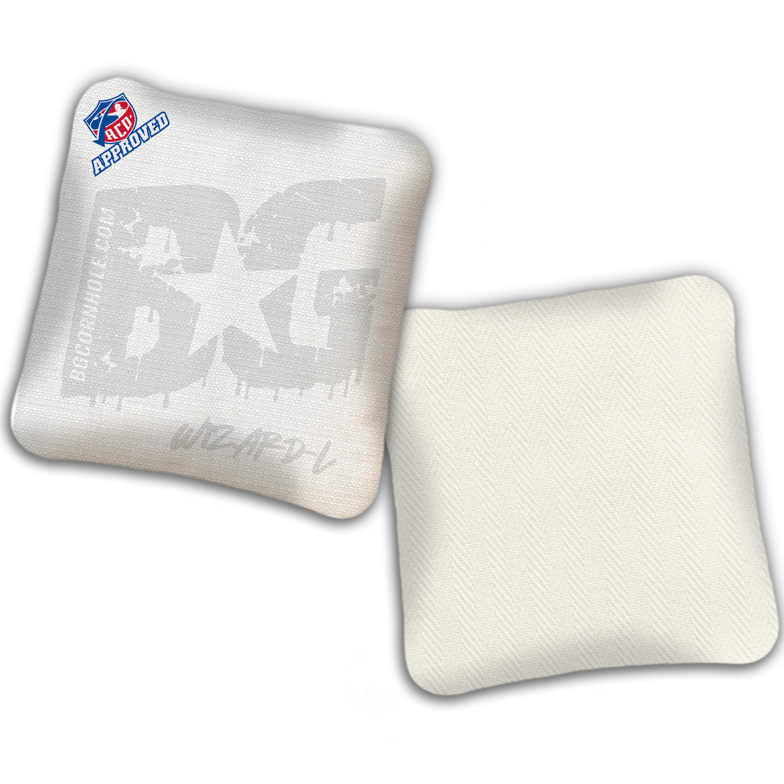 2027 ACO - BG Multiple Bag Models "Whiteout" - Pro Stamped Cornhole Bags - SET OF 4 BAGS