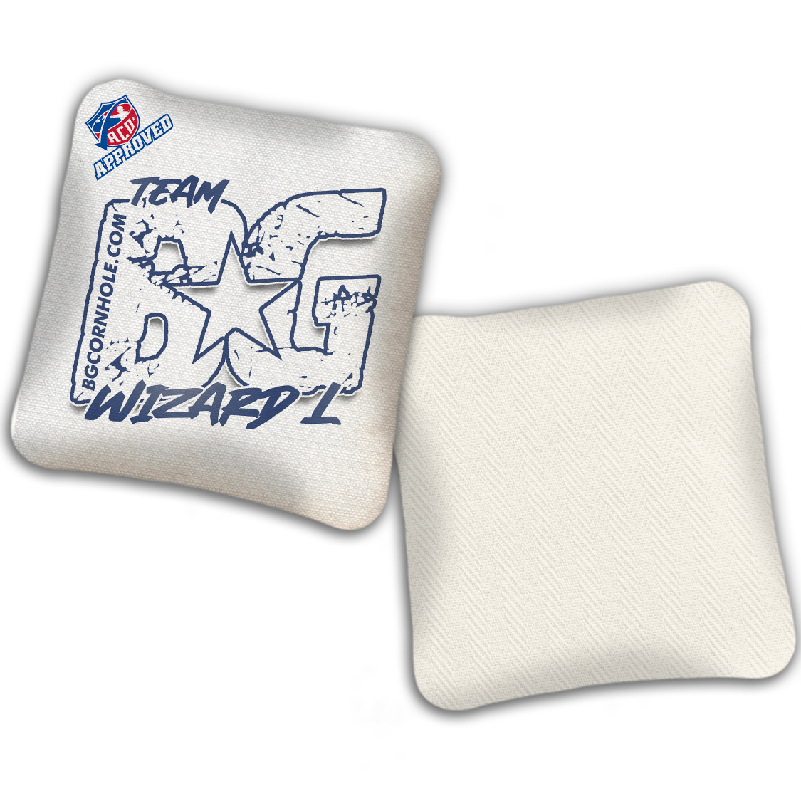 2027 ACO - BG Multiple Bag Models "OUTLINED TEAM BG" - Pro Stamped Cornhole Bags - SET OF 4 BAGS