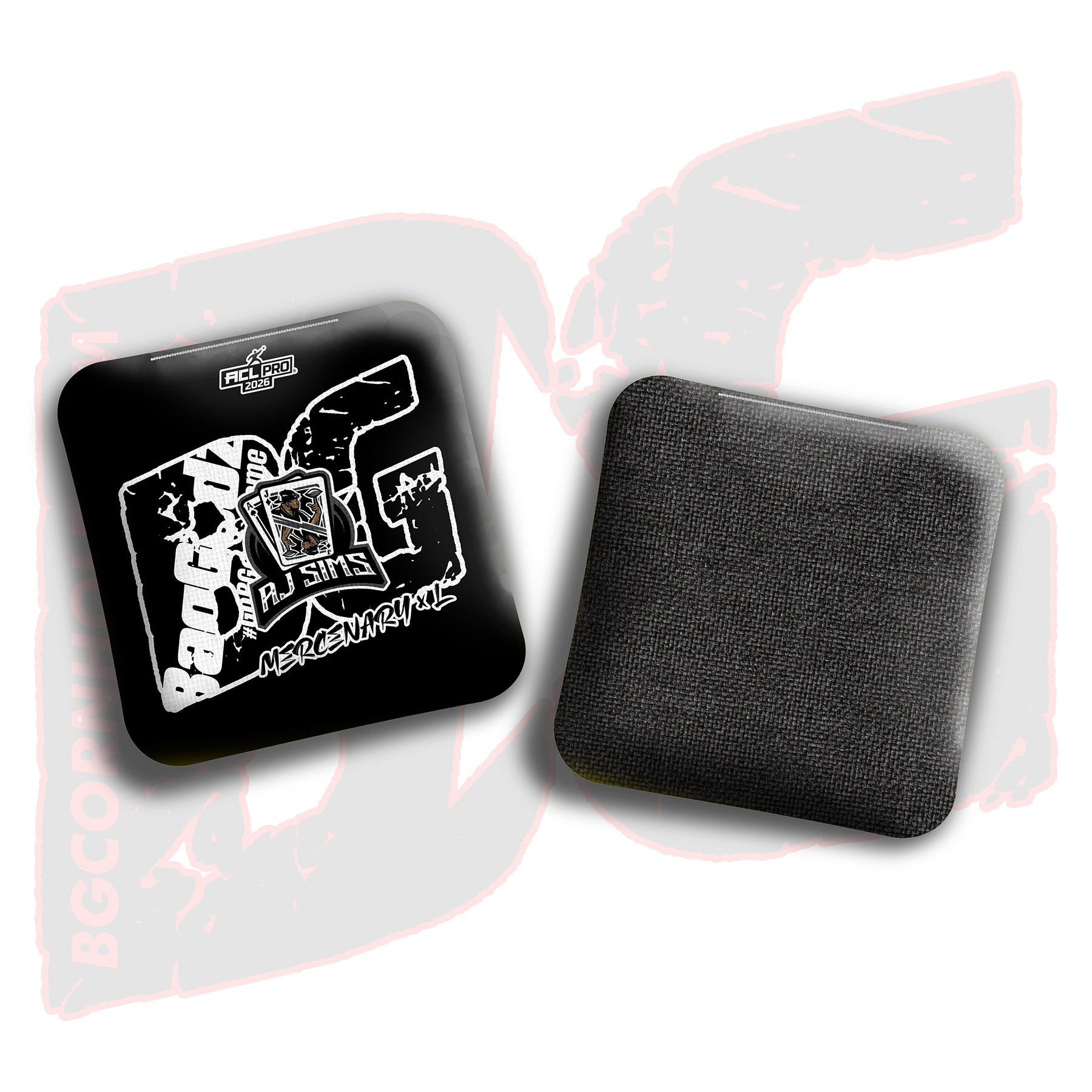 2026 BG Multiple Bag Models  - "AJ Sims” - ACL Pro Stamped Cornhole Bags - SET OF 4 BAGS