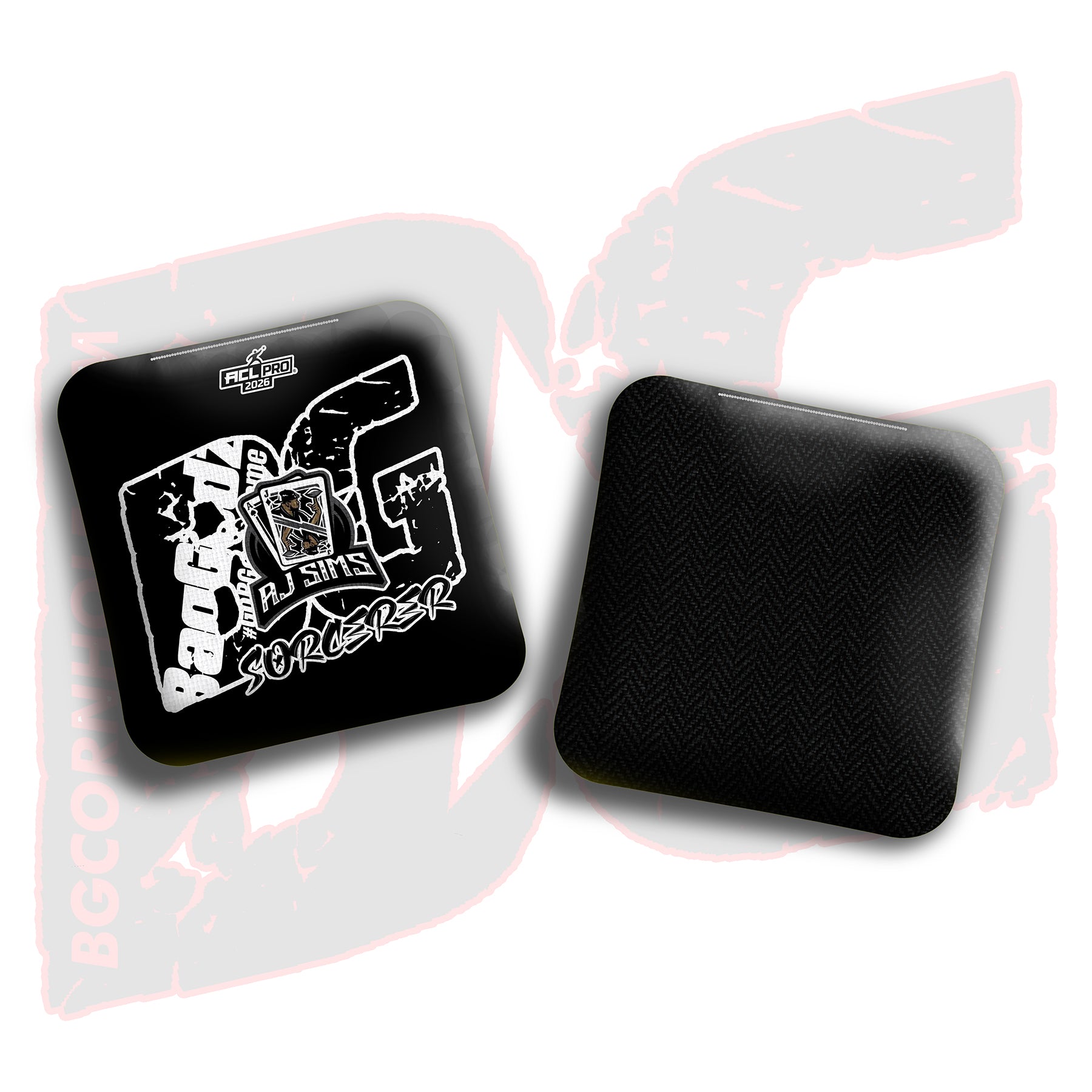2026 BG Multiple Bag Models  - "AJ Sims” - ACL Pro Stamped Cornhole Bags - SET OF 4 BAGS