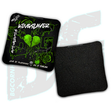 Load image into Gallery viewer, 2026 BG Multiple Bag Models "Green Anti Valentines Day" - ACL Pro Stamped Cornhole Bags - SET OF 4 BAGS
