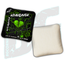 Load image into Gallery viewer, 2026 BG Multiple Bag Models "Green Anti Valentines Day" - ACL Pro Stamped Cornhole Bags - SET OF 4 BAGS