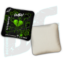 Load image into Gallery viewer, 2026 BG Multiple Bag Models "Green Anti Valentines Day" - ACL Pro Stamped Cornhole Bags - SET OF 4 BAGS