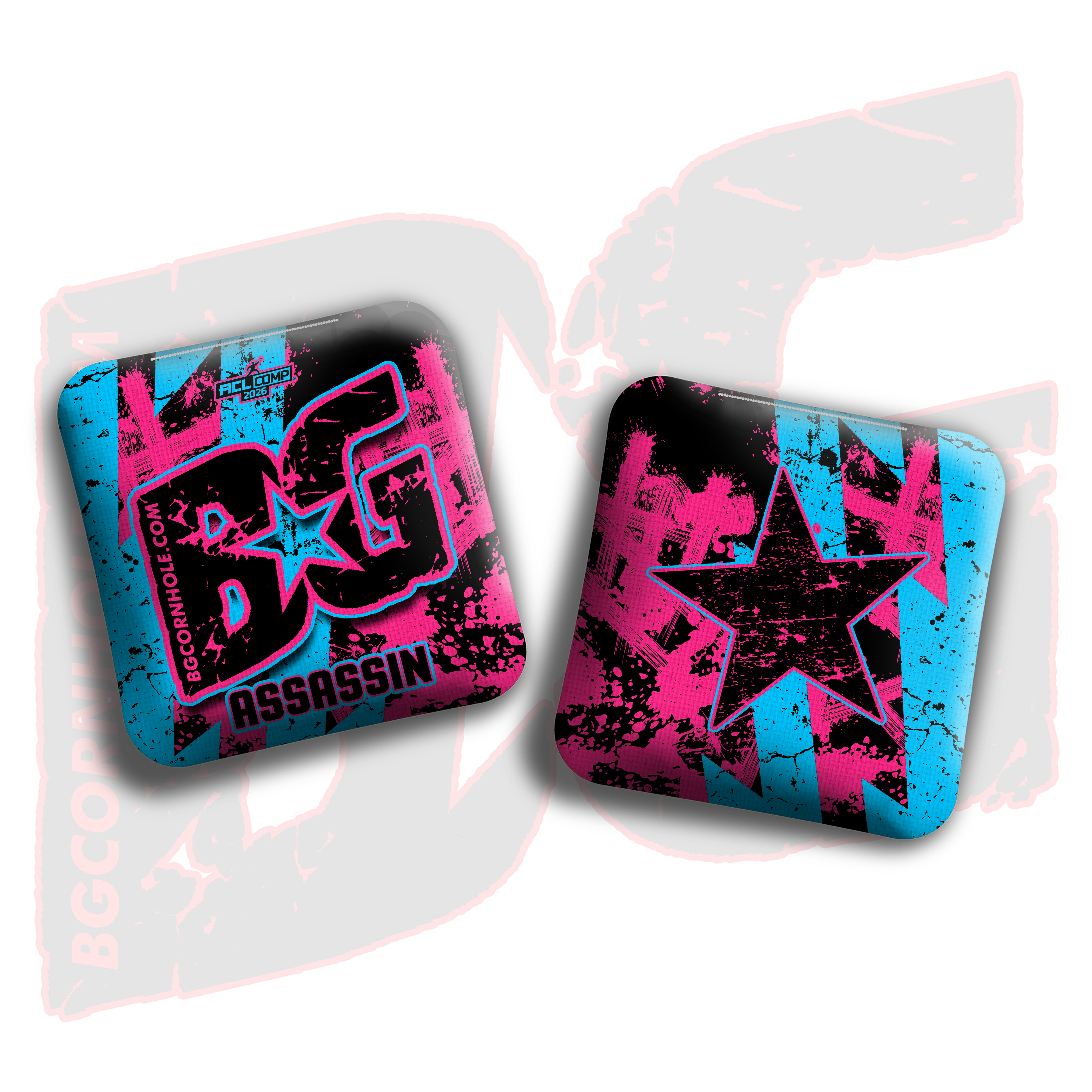 2026 BG Multiple Bag Models - "Bolt" - ACL Comp Stamped Cornhole Bags - SET OF 4 BAGS