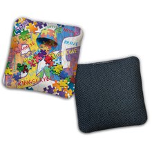 Load image into Gallery viewer, 2026 BG Multiple Bag Models "Autism 2026" - ACL Pro Stamped Cornhole Bags - SET OF 4 BAGS