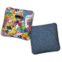 Load image into Gallery viewer, 2026 BG Multiple Bag Models "Autism 2026" - ACL Pro Stamped Cornhole Bags - SET OF 4 BAGS