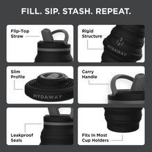 Load image into Gallery viewer, Collapsible Water Bottle | 25oz